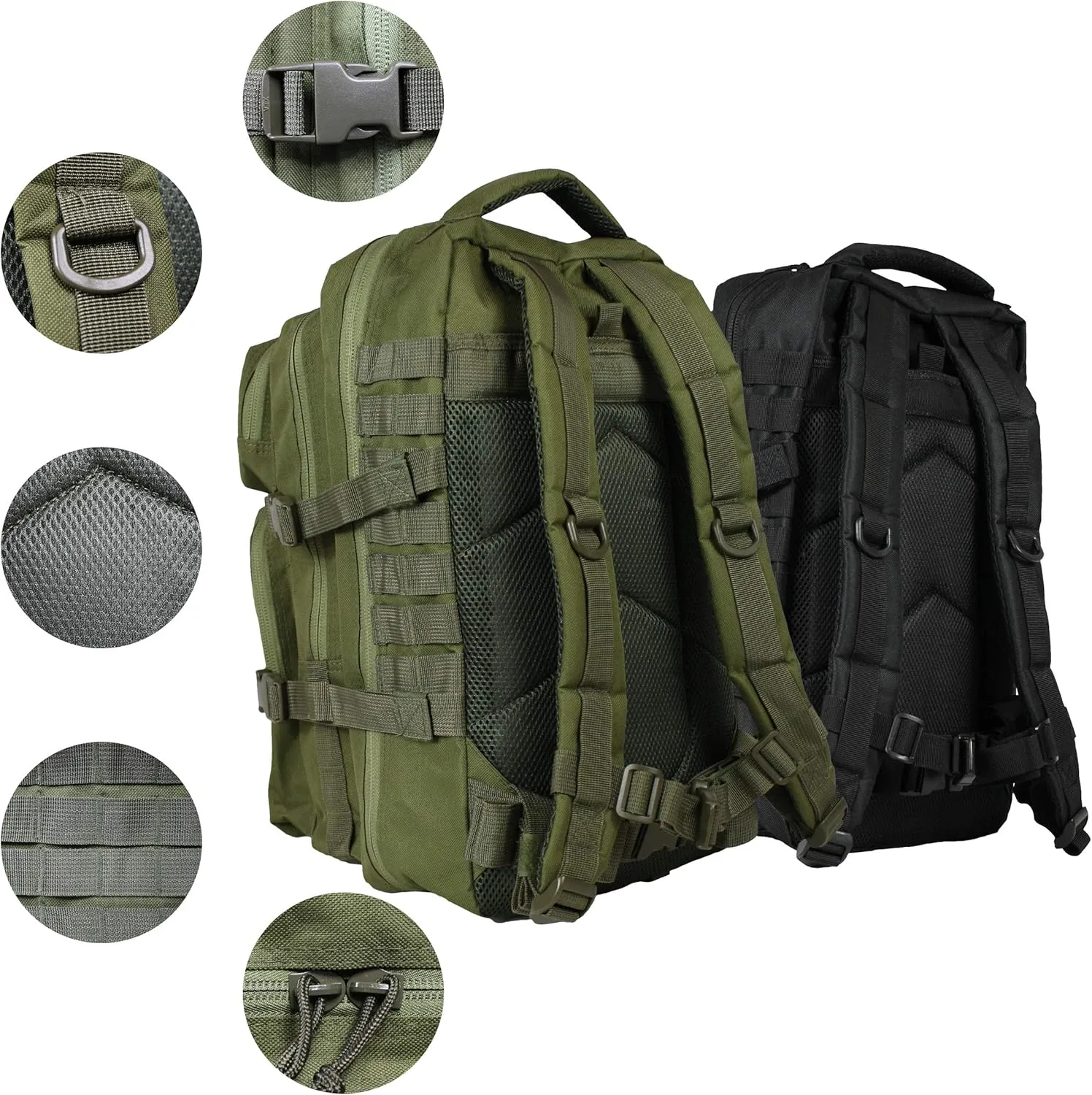 Osage River Fishing Backpack Tackle and Rod Storage - Green