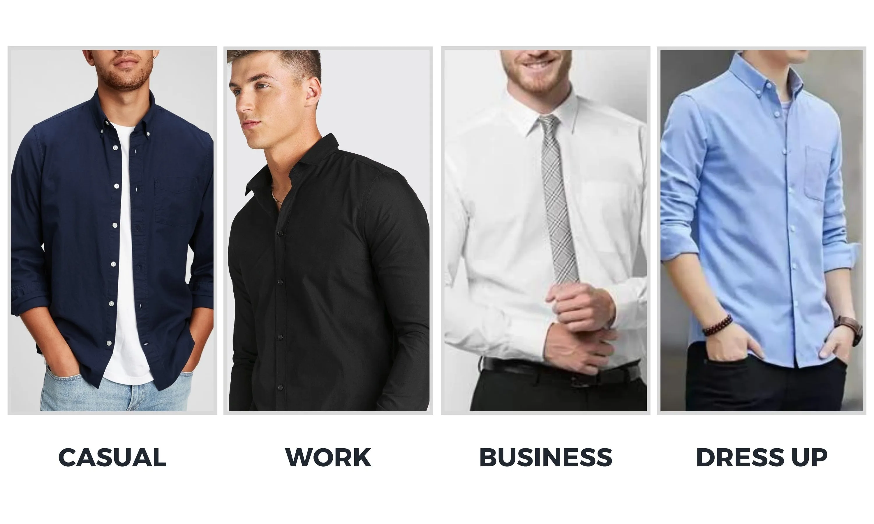 Oxford Men’S Dress Shirt, Long Sleeve Button Down, Casual Fit with Big and Tall Sizes