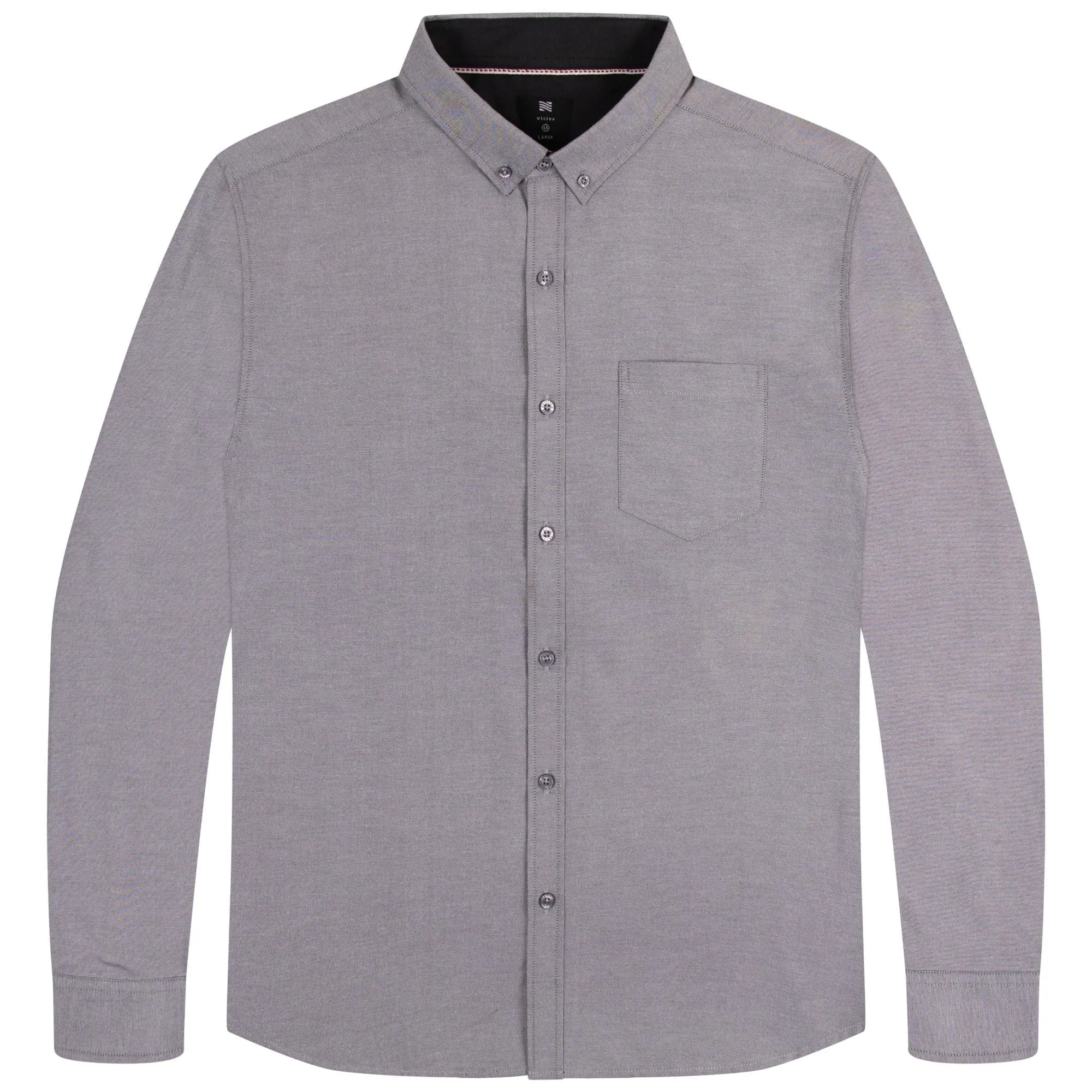 Oxford Men’S Dress Shirt, Long Sleeve Button Down, Casual Fit with Big and Tall Sizes