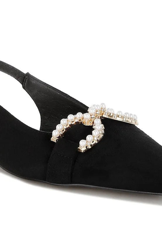Pearl-Studded Flats
