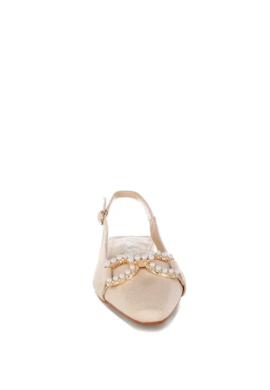 Pearl-Studded Flats