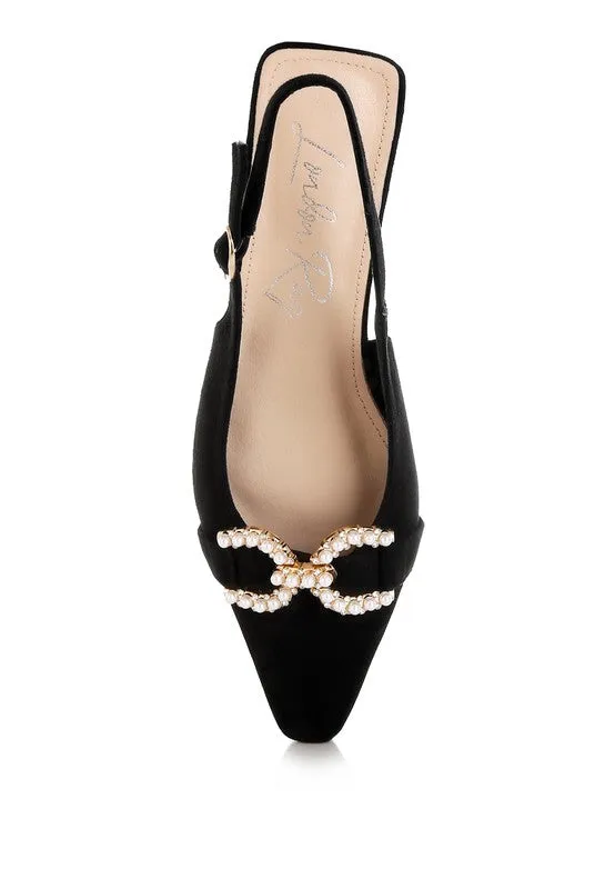 Pearl-Studded Flats