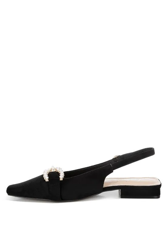Pearl-Studded Flats