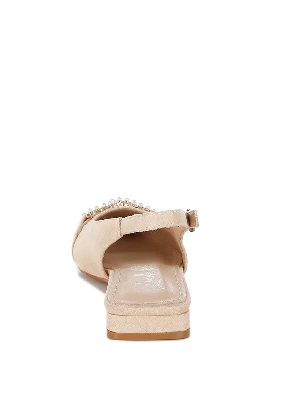 Pearl-Studded Flats