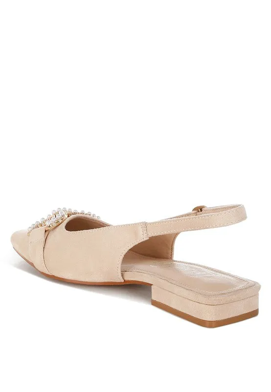 Pearl-Studded Flats