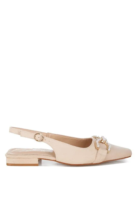 Pearl-Studded Flats