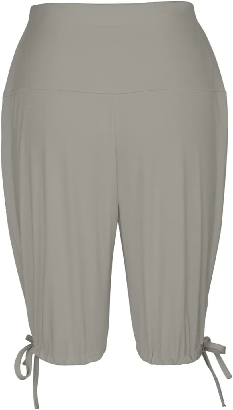 Petite Pants for Women Stretchy Workout Gym Training Summer Sports Activewear Pants Casual Athletic Side Tie Knot Half Pants