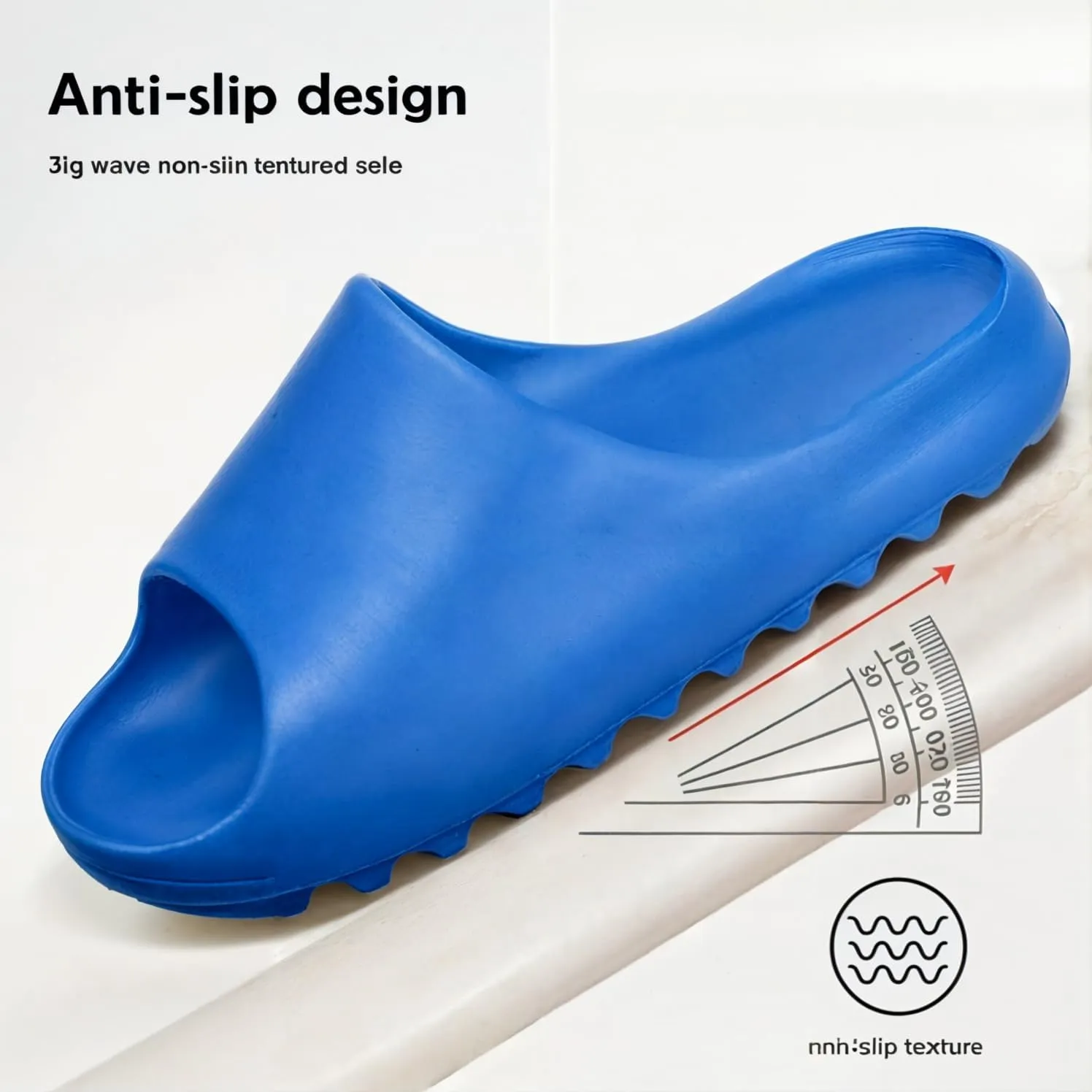 Pillow Slippers for Women and Men Cloud Platform Slides Anti Slip Cloud Slippers Lightweight EVA Comfy Shower Slides Open Toe Sandals for Indoor and Outdoor