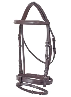Platinum Padded Flat Hanoverian Bridle