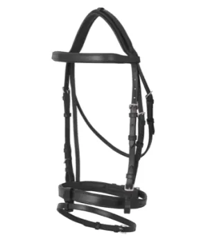 Platinum Padded Flat Hanoverian Bridle