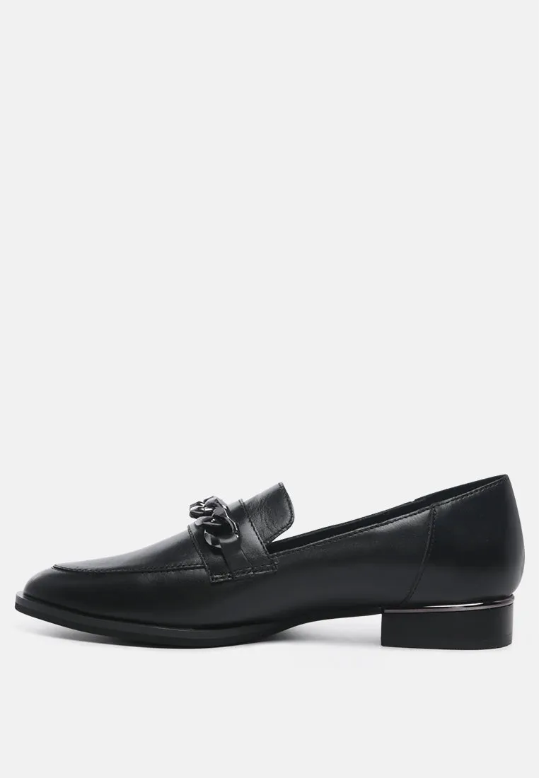 Pola Leather Horsebit Loafers By Ruw