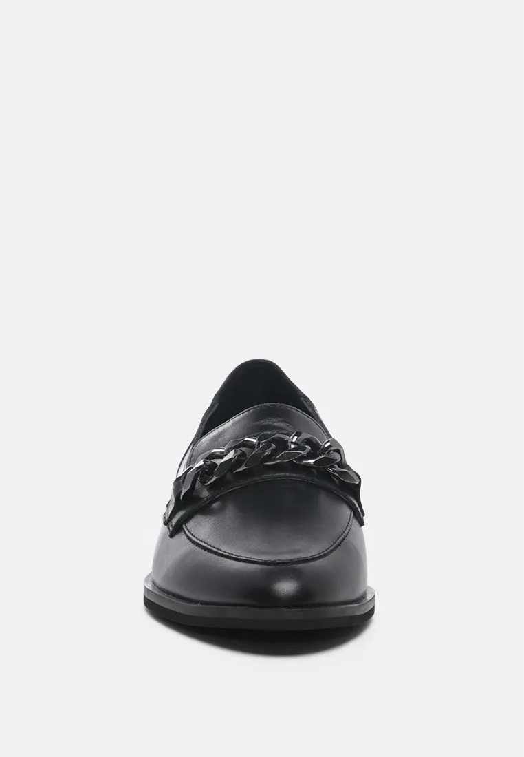Pola Leather Horsebit Loafers By Ruw
