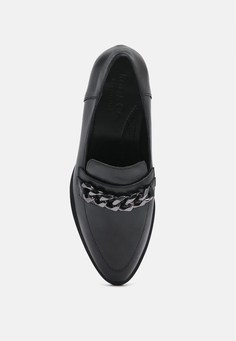Pola Leather Horsebit Loafers By Ruw