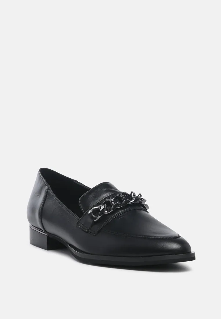 Pola Leather Horsebit Loafers By Ruw
