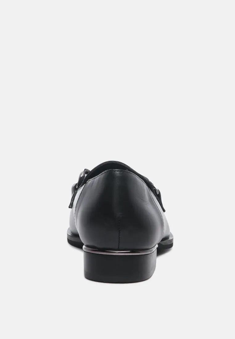 Pola Leather Horsebit Loafers By Ruw