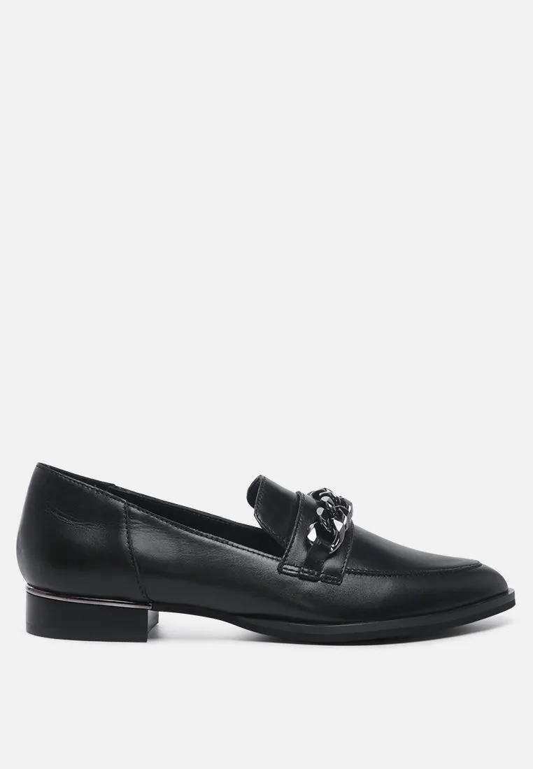 Pola Leather Horsebit Loafers By Ruw