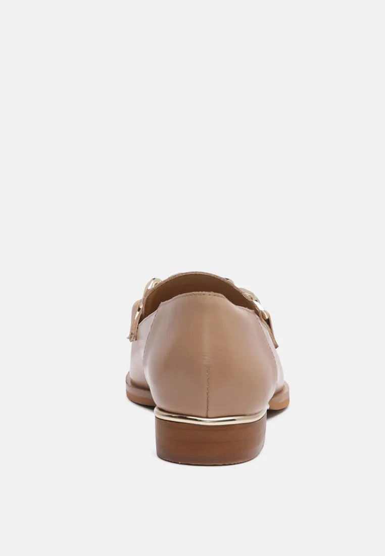Pola Leather Horsebit Loafers By Ruw