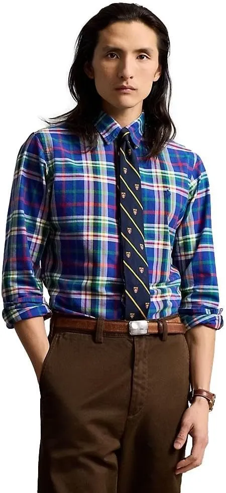 POLO RALPH LAUREN Men's Classic Oxford Long Sleeve Sport Shirt