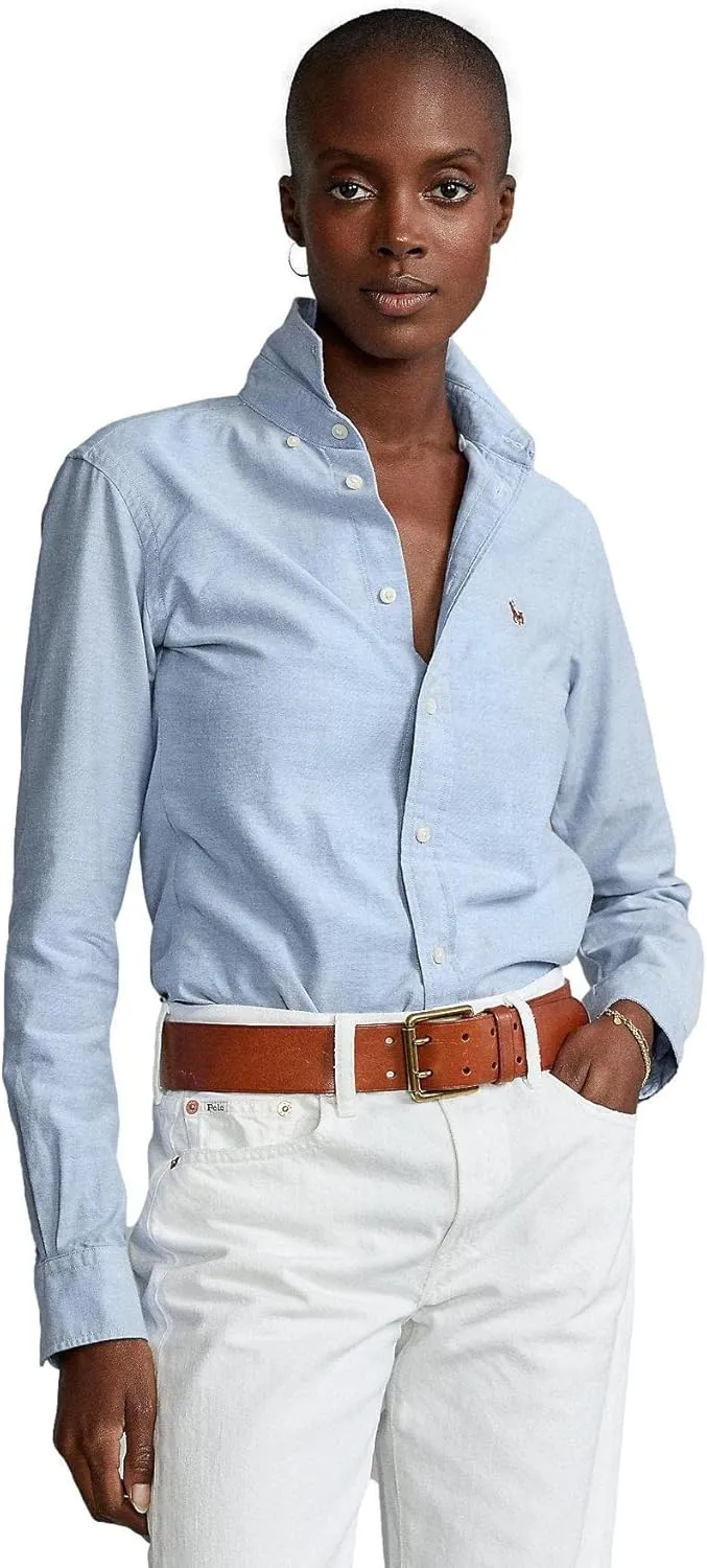 POLO RALPH LAUREN Women's Oxford Classic Fit Button Down Shirt
