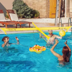 Pool Volleyball Set - Four Square Volleyball Game Set Swimming Pool Toy for Kids Family Party