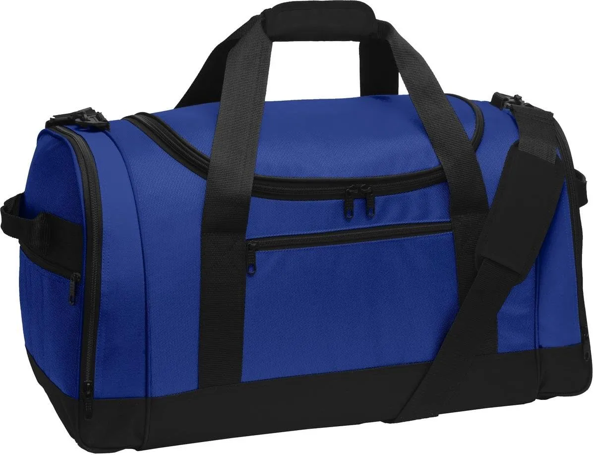 Port Authority Voyager Sports Duffel. BG800, Twilight Blue, OSFA