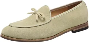 Premium Men's Suede Leather Penny Loafers with Chunky Platform, Round Toe, Non-Slip Lug Sole for Business and Casual Occasions