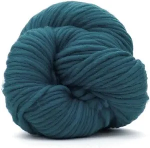 Premium Super Bulky Merino Yarn - 100-Grams of Thick Wool for Knitting, Crochet, Baby Blanket, Dyed, Felting, Weaving - Duck Egg Green