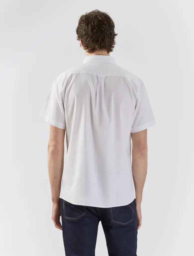 Pretty Green Oxford Short Sleeve Shirt White