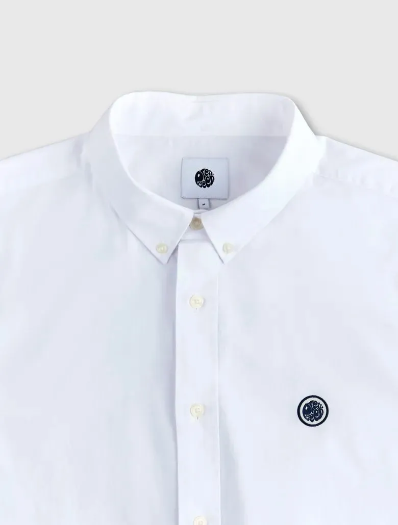 Pretty Green Oxford Short Sleeve Shirt White