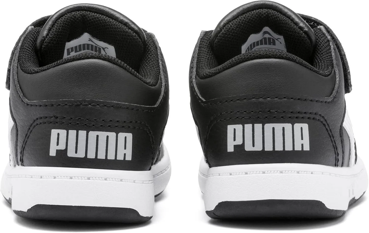 PUMA Unisex-Child Rebound Layup Hook and Loop Sneaker