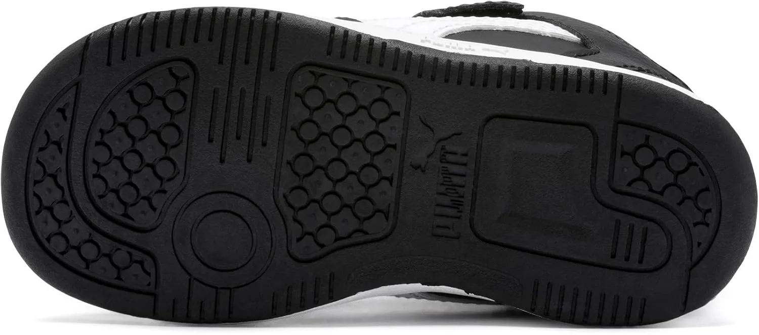 PUMA Unisex-Child Rebound Layup Hook and Loop Sneaker