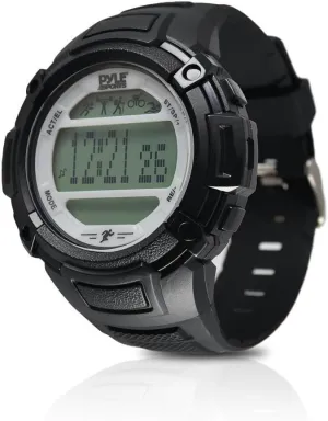 Pyle Digital Multifunction Sports Wrist Watch-Smart Fit Classic Men Women Sport Running Training Fitness Gear Tracker w/ Sleep Monitor,Pedometer,Alarm,Stopwatch,Backlight-Pyle PAST44SL (Silver)