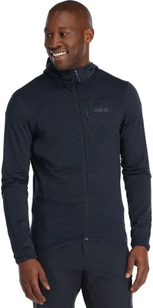 Rab Men's Ascendor Light Hoody Fleece Hooded Full-Zip Jacket for Climbing, Skiing, Backcountry Touring, & Mountaineering