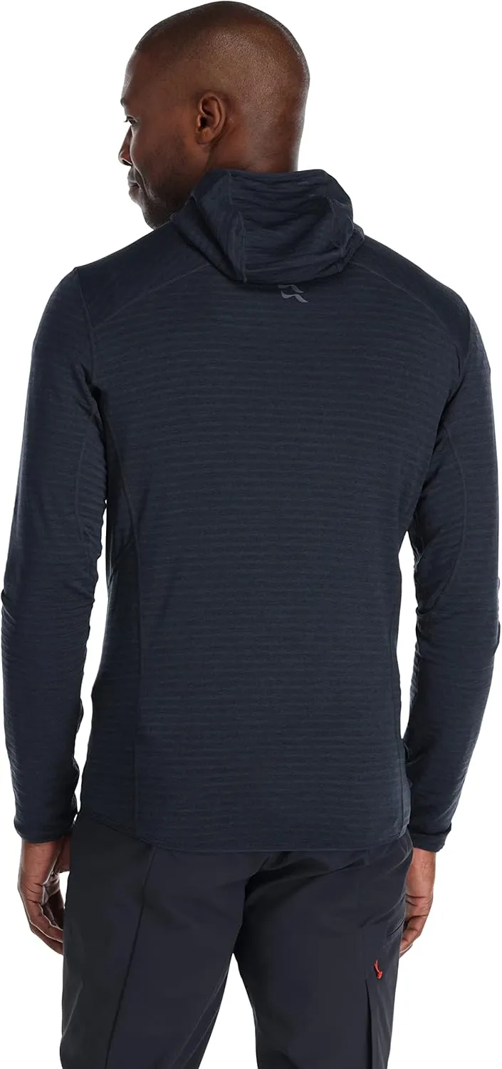 Rab Men's Ascendor Light Hoody Fleece Hooded Full-Zip Jacket for Climbing, Skiing, Backcountry Touring, & Mountaineering