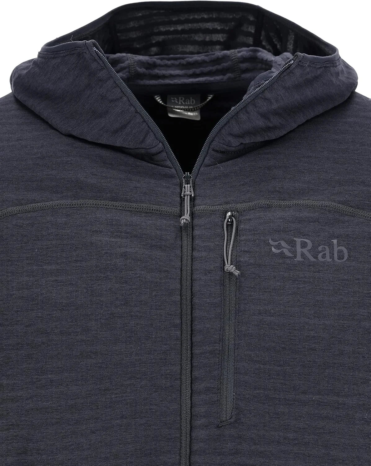 Rab Men's Ascendor Light Hoody Fleece Hooded Full-Zip Jacket for Climbing, Skiing, Backcountry Touring, & Mountaineering