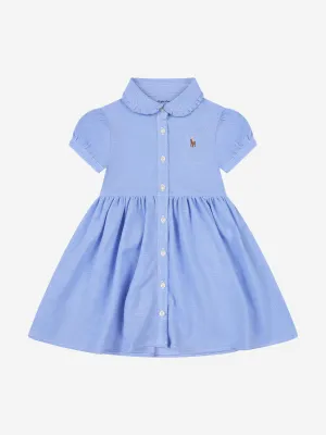 Ralph Lauren Baby Girls Cotton Oxford Dress
