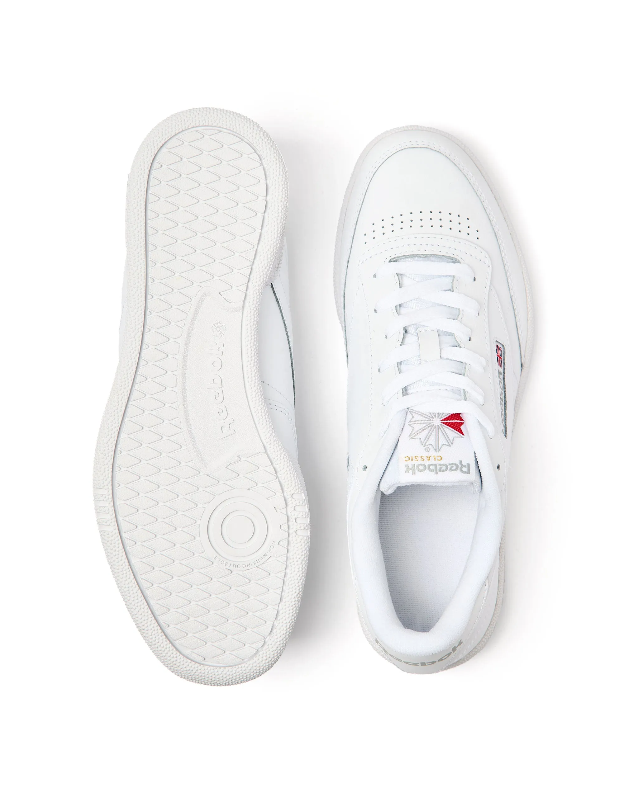 Reebok Club C 85 Trainers White/Sheer Grey