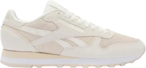 Reebok Unisex Classic Leather Trainers, Chalk Sand White, 5