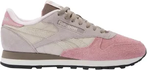 Reebok Unisex Classic Leather Trainers, Sand Hazy Grey Dusty Rose, 4