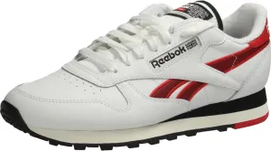 Reebok Unisex Classic Leather Trainers, White Vectorred Black, 10
