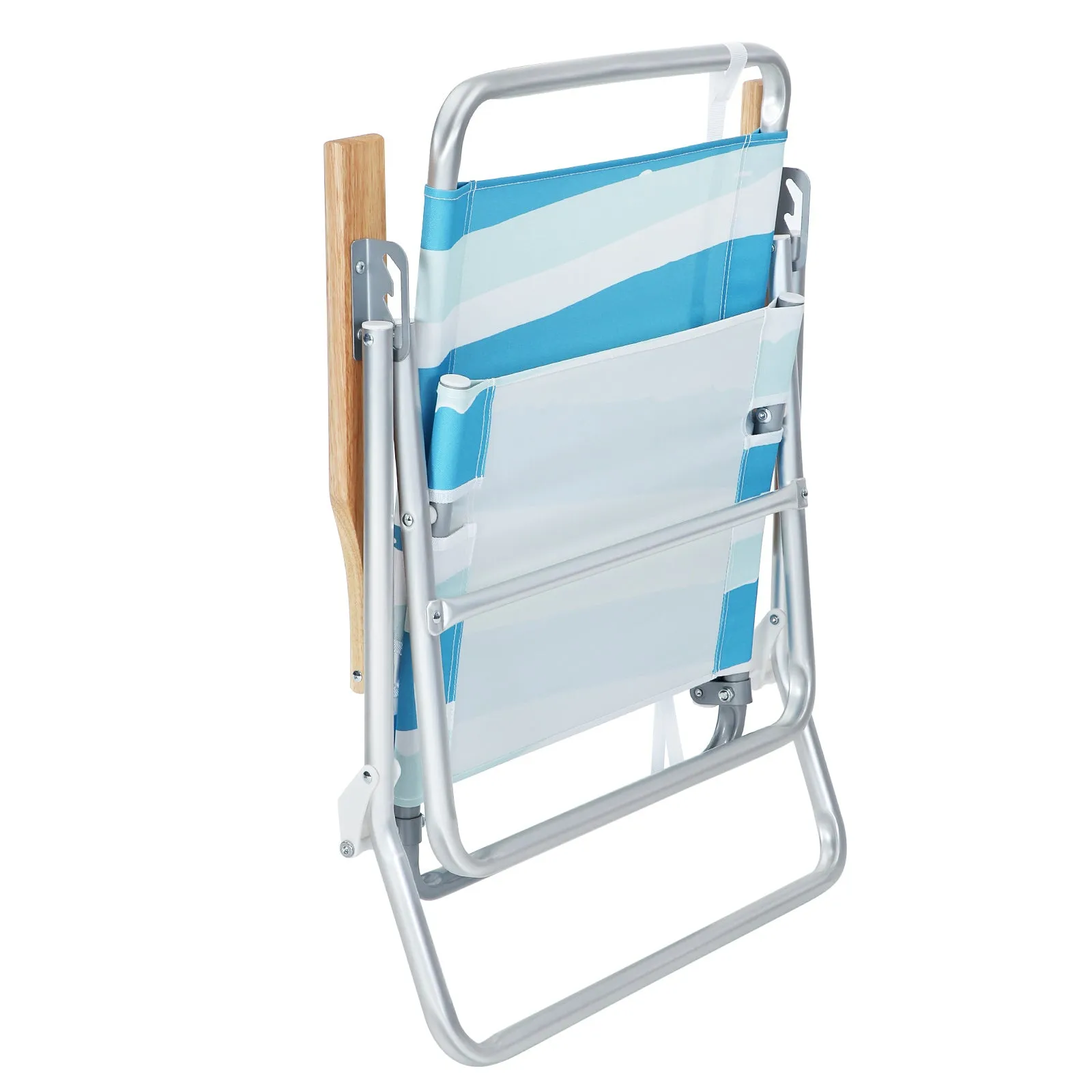 Rootz Beach Chair - Strandstuhl - Camping Chair - Adjustable Comfort - 64cm x 53cm x 87cm