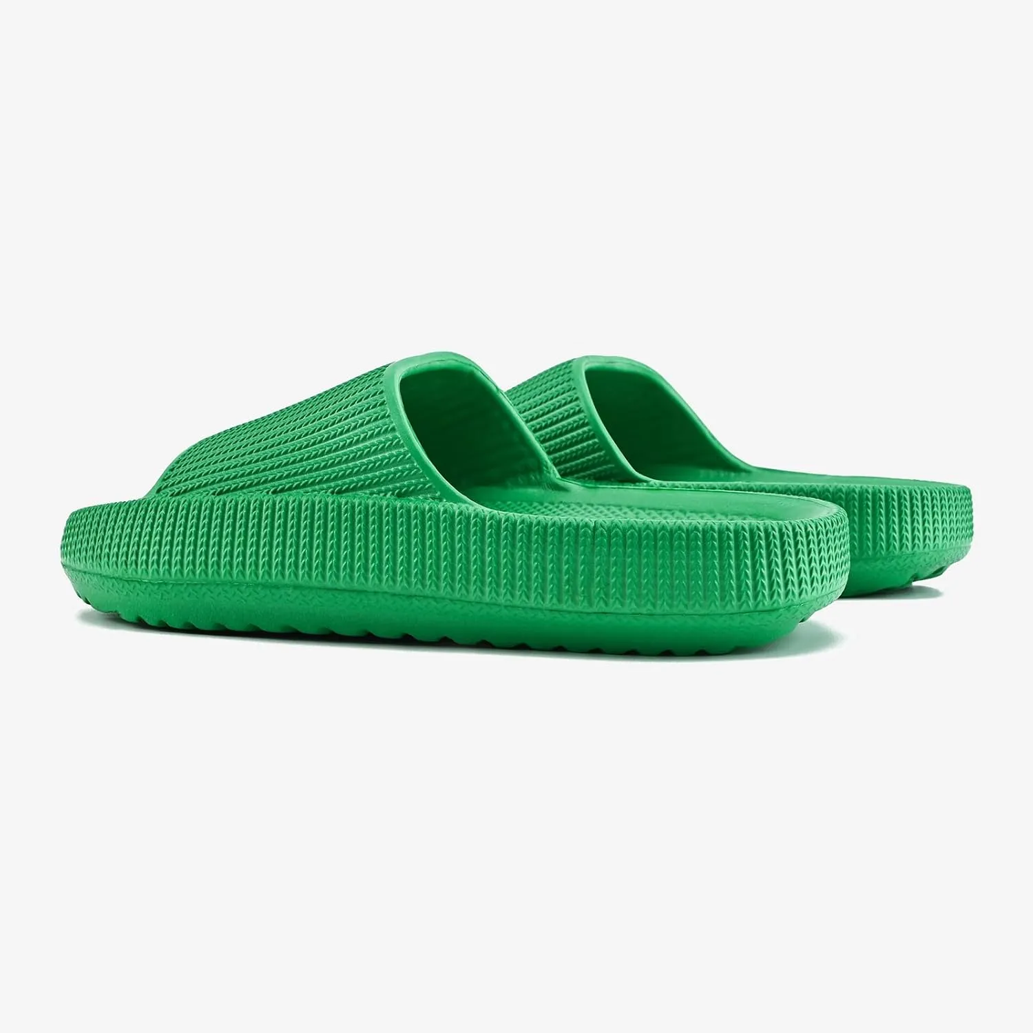 rosyclo Cloud Slides for Kids, Toddler Pillow Slippers Shower Bathroom Non-Slip Open Toe Super Soft Comfy Thick Sole Cozy Boys Girls Home House Cloud Cushion Slide Sandals for Indoor Outdoor Shoes