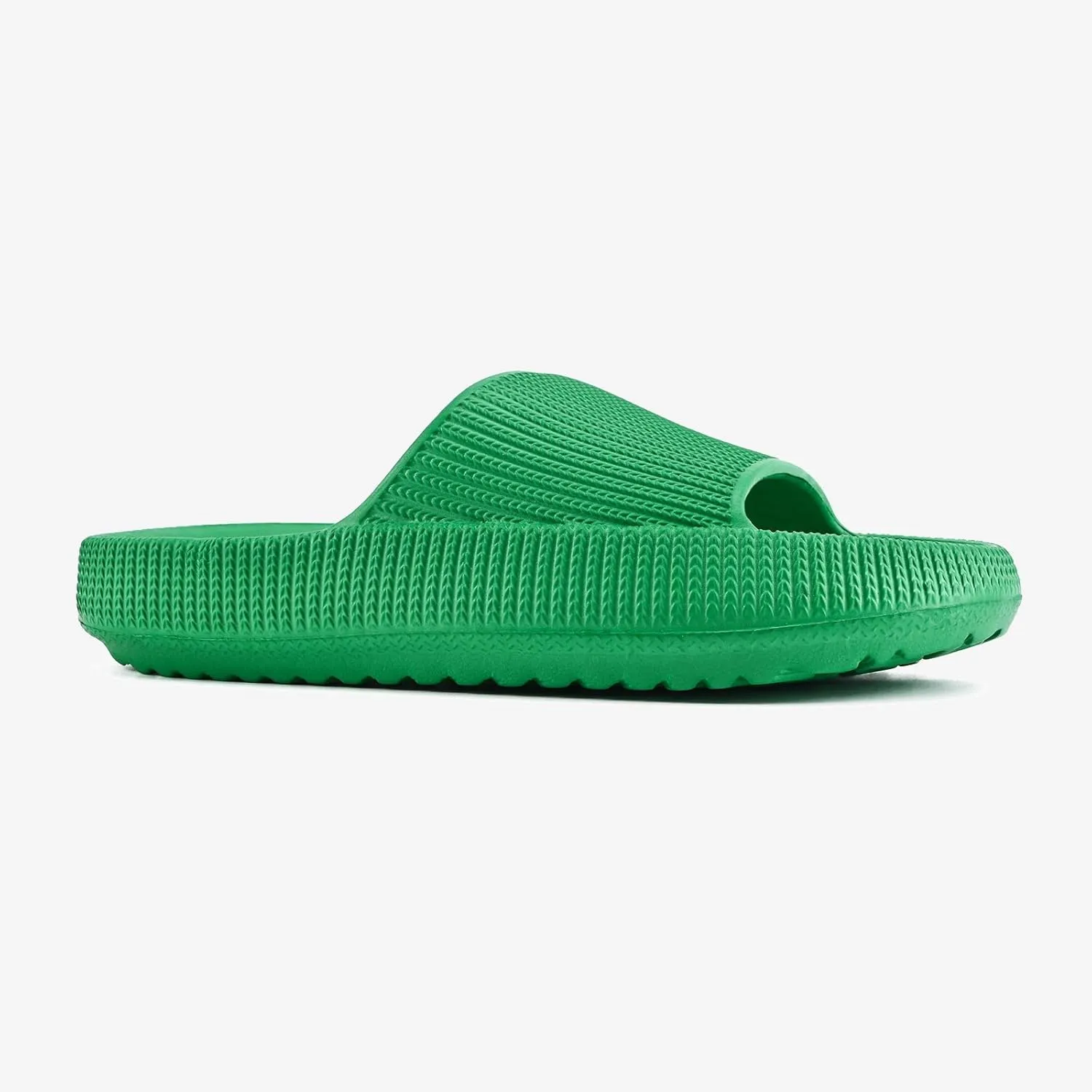 rosyclo Cloud Slides for Kids, Toddler Pillow Slippers Shower Bathroom Non-Slip Open Toe Super Soft Comfy Thick Sole Cozy Boys Girls Home House Cloud Cushion Slide Sandals for Indoor Outdoor Shoes