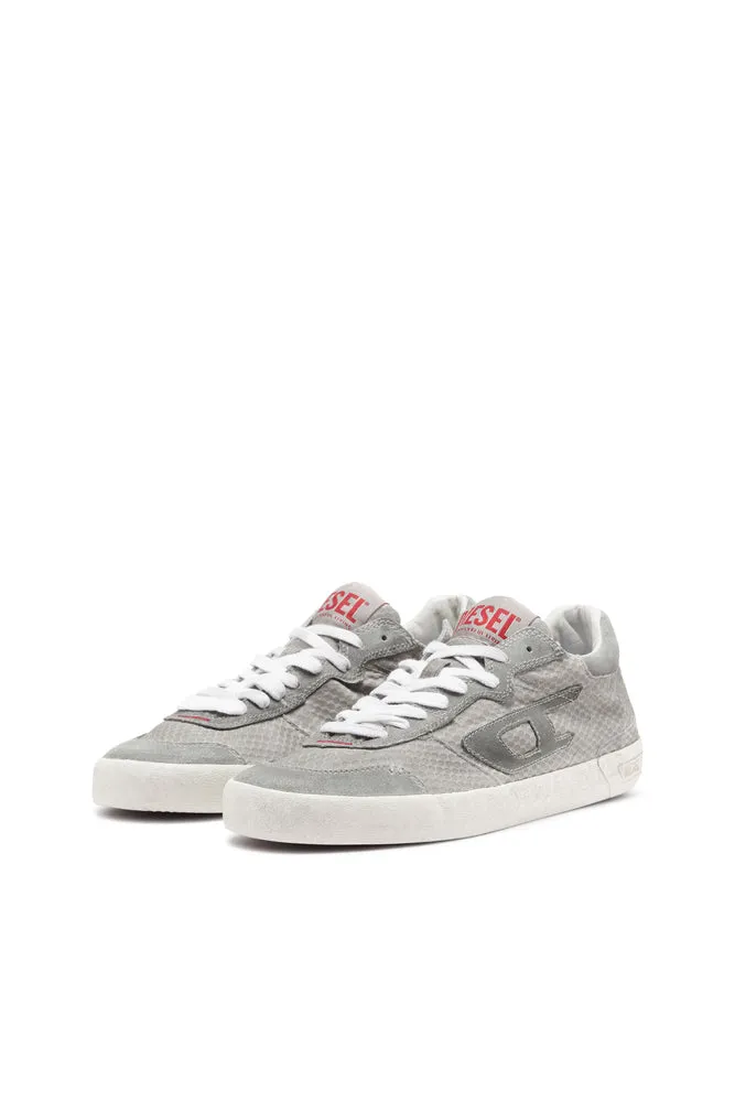 S-Leroji Low-Low-top sneakers in mesh and suede