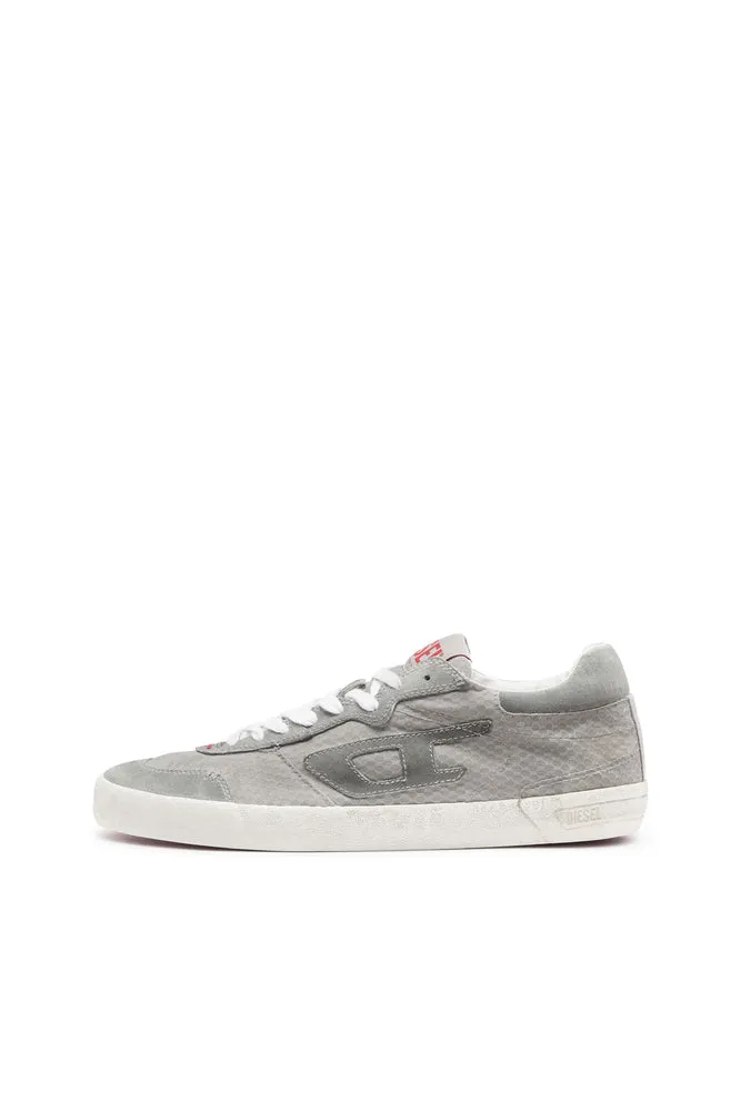 S-Leroji Low-Low-top sneakers in mesh and suede