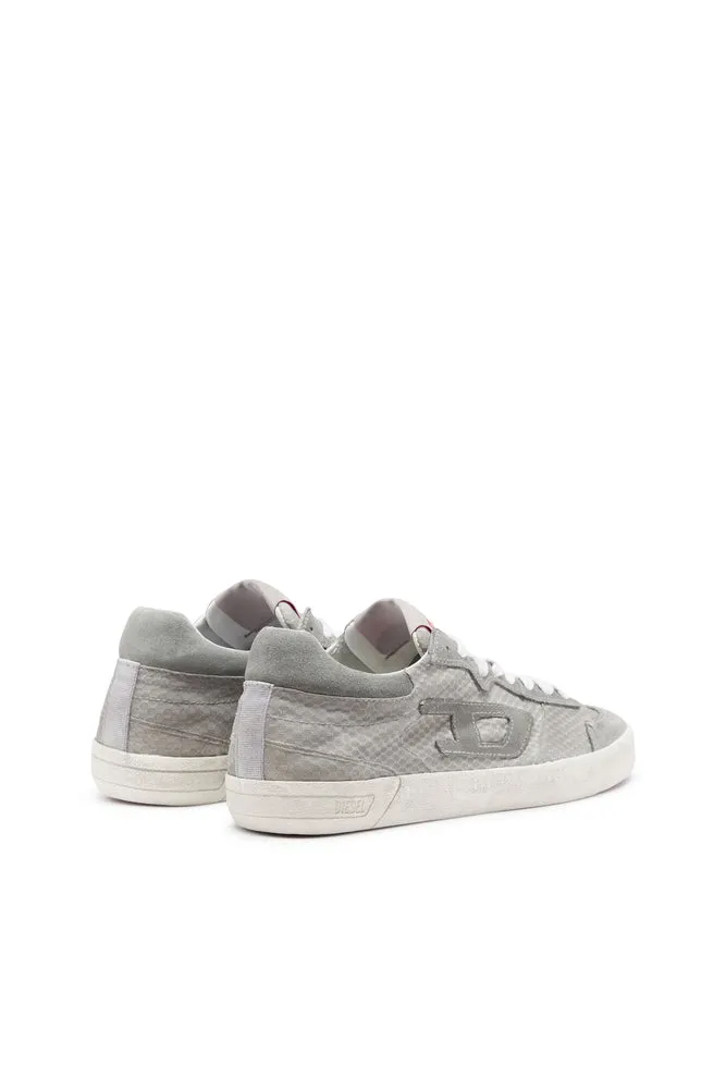 S-Leroji Low-Low-top sneakers in mesh and suede