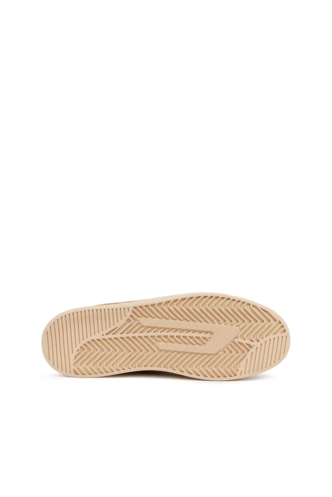 S-Sinna Low - Sneakers in canvas and action leather