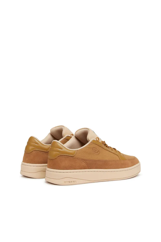 S-Sinna Low - Sneakers in canvas and action leather