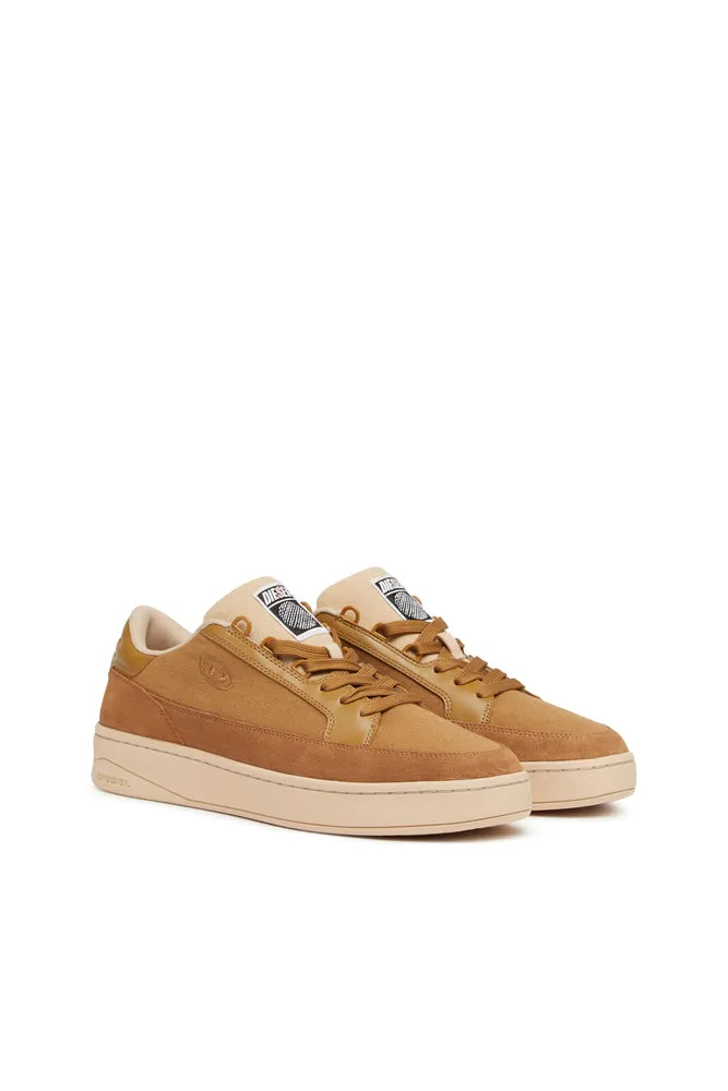 S-Sinna Low - Sneakers in canvas and action leather