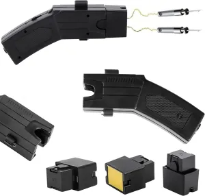 Safety Remote Electric Shock Stun Gun Flashlight Tools Stick Distance for Women Self Defense Outdoor Rechargeable